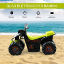 Quad Elettrico per Bambini Giallo e Nero 