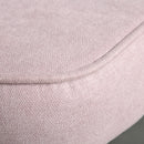 Set 2 Sgabelli da Bar 55x44,5x101 cm in Poliestere Rosa