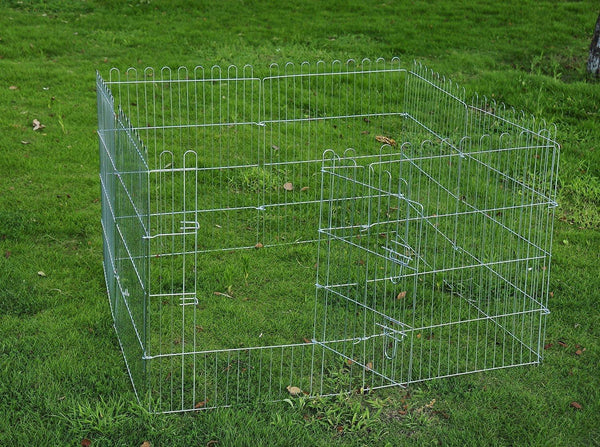 Enclos pour Animaux 8 Pièces L63xH91 cm acquista