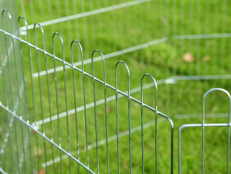 Recinto per Animali Domestici 8 Pezzi L63xH91 cm 