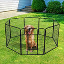 Recinto Modulare per Animali Domestici 8 Pezzi 80x100 cm 