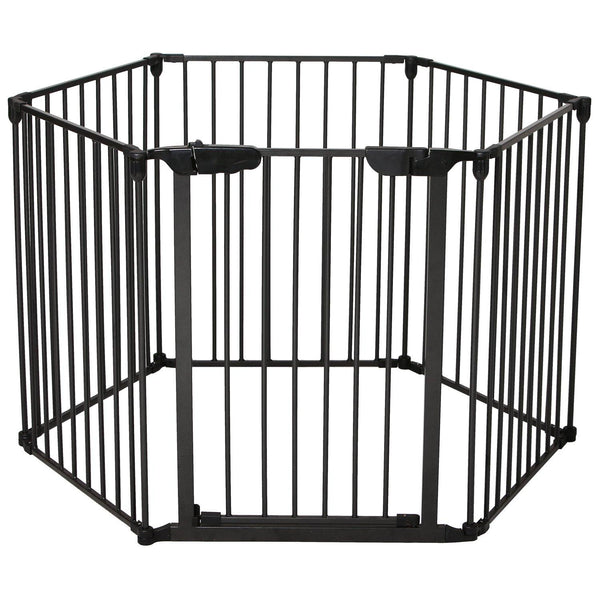 prezzo Enclos modulaire pour animaux de compagnie pour intérieur et extérieur 6 pièces 62,5x76 cm