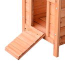 Conigliera Gabbia per Piccoli animali con Tetto Apribile in Legno 51x42x43 cm 