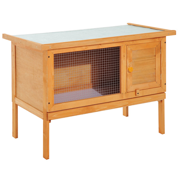 Cage pour Lapins Hutch Outdoor en Bois de Sapin 90x45x65 cm online
