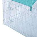 Gabbia Recinto per Animali Domestici a Rete Metallica 220x103x85 cm 