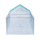 Gabbia Recinto per Animali Domestici a Rete Metallica 220x103x85 cm 