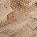 Gabbia per Roditori e Criceti a 2 Ripiani con Tetto Apribile in Legno 115x60x58 cm 