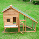 Conigliera da Esterno in Legno 146x63x120 cm 