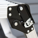 Piattaforma da Lavoro Pieghevole in Lega d'Alluminio 109x40x50 cm 