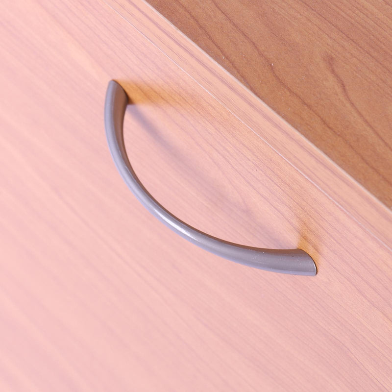 Scarpiera Salvaspazio 2 Cassetti con Ripiani Regolabili in Legno Marrone 60x24x80 cm 