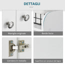 Scarpiera in legno Scaffalatura Scaffale per Scarpe Armadio Bianco Opaco 83x30x90 cm 