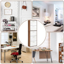 Scarpiera Salvaspazio in Legno con 5 Scomparti per 30 Paia 60x28x189 cm 