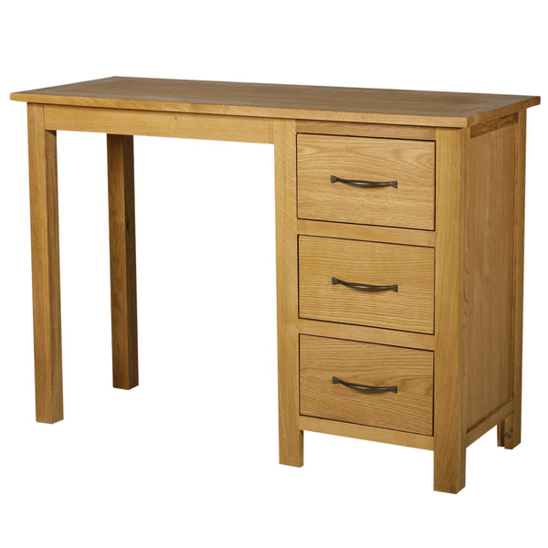 Bureau d'ordinateur en bois naturel de style classique 106x40x75 cm online