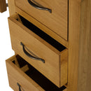 Scrivania per Computer in Stile Classico Legno Naturale 106x40x75 cm 