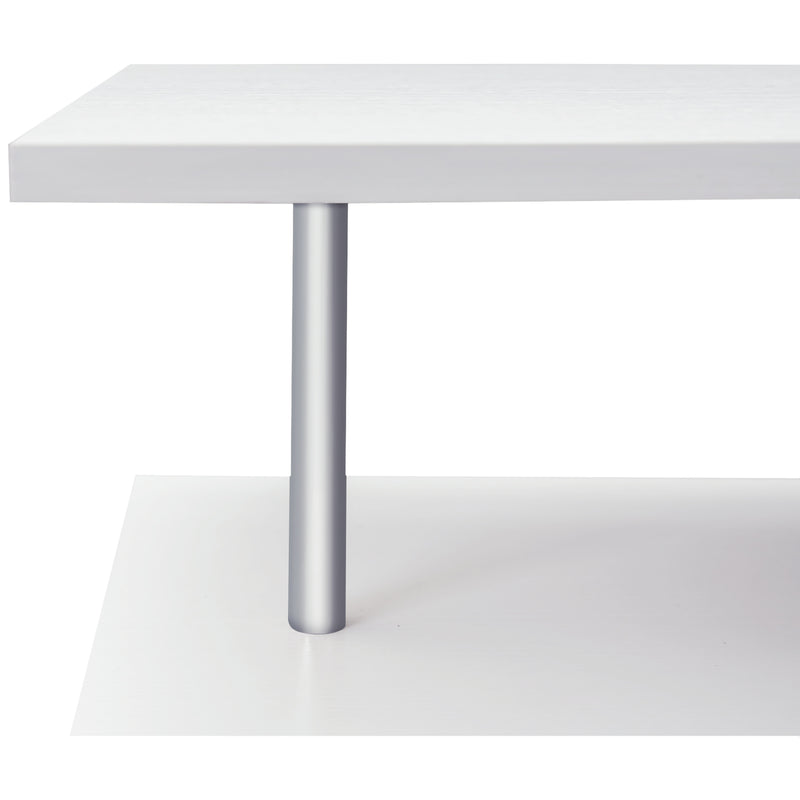 Scrivania Angolare da Ufficio Studio per Computer in Legno bianco 140x120x78,2 cm 