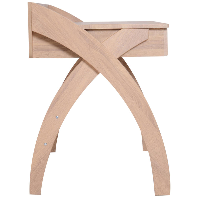 Scrivania da Ufficio in Legno Rovere 120x60x84 cm 