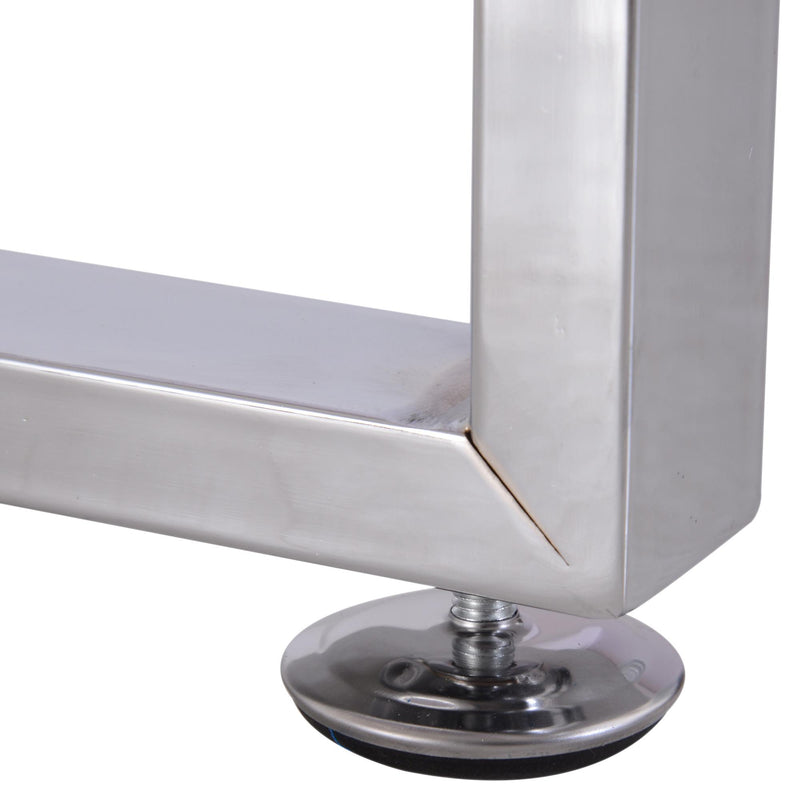 Scrivania da Ufficio con Ripiano Tastiera in Legno Bianco e Rovere 130x70x75.5 cm 