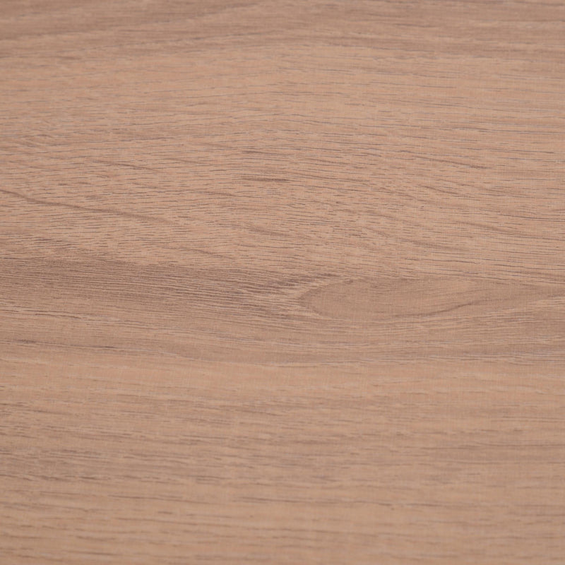 Scrivania da Ufficio con Ripiano Tastiera in Legno Bianco e Rovere 130x70x75.5 cm 