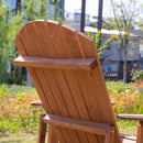 Sedia a Sdraio in Legno Adirondack con Poggiapiedi 