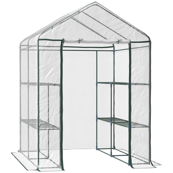 acquista Serre de jardin en PVC transparent 143x143x195 cm