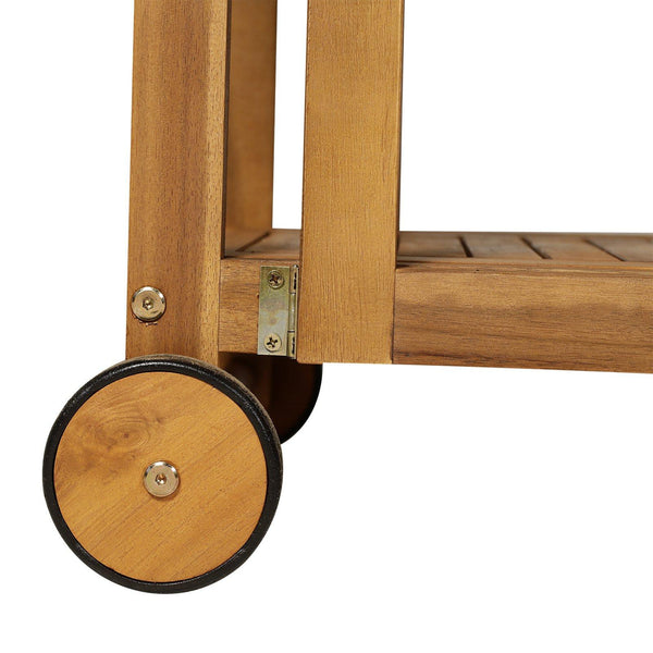 prezzo Ensemble table extensible et 4 chaises de jardin en bois