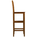 Set 2 Sgabelli in Legno di Acacia 42x36x110 cm 