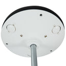 Sgabello per Estetista Girevole Altezza Regolabile Nero Ø40x45-59 cm 