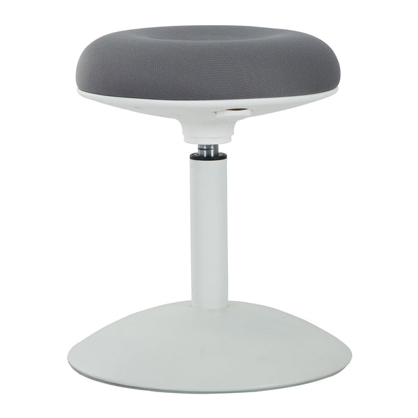 sconto Tabouret Esthéticienne Pivotant Hauteur Réglable Gris Ø40x45-59 cm