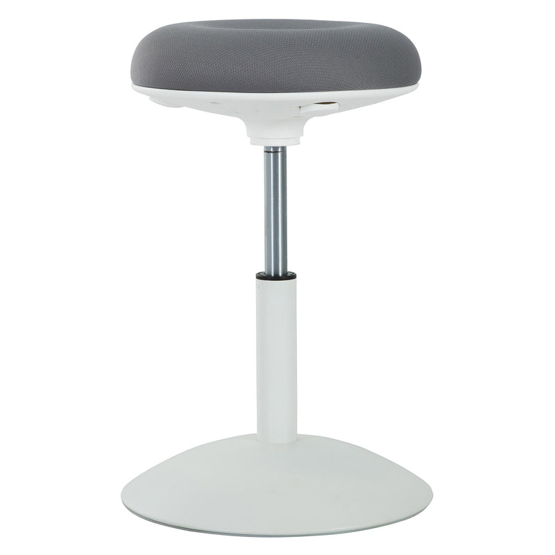 Sgabello per Estetista Girevole Altezza Regolabile Grigio Ø40x45-59 cm 