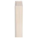 Specchio Armadietto da Bagno Pensile 3 Ripiani Interni in Legno Rovere 40x60x13,5 cm 