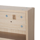 Specchio Armadietto da Bagno Pensile Ripiano in Legno 50x80x13,5 cm 