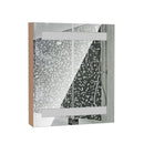 Specchio Armadietto da Bagno Pensile Illuminato con Luci LED 50x60x15 cm 