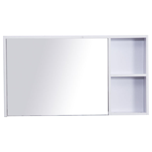 Miroir Meuble Salle de Bain Suspendu Blanc 90x50x12 cm sconto