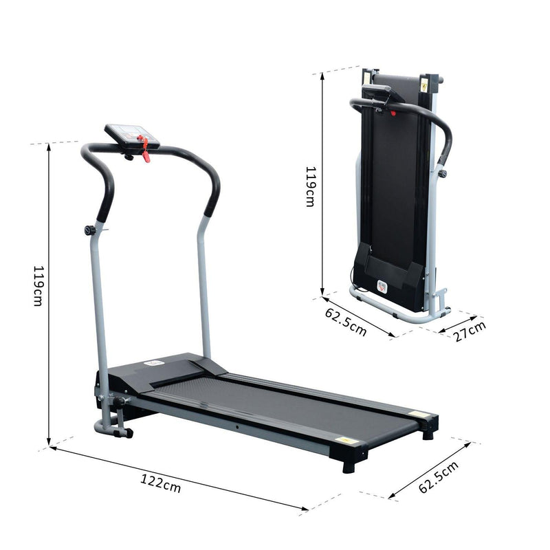 Tapis Roulant Elettrico con Schermo LED Pieghevole 500W 