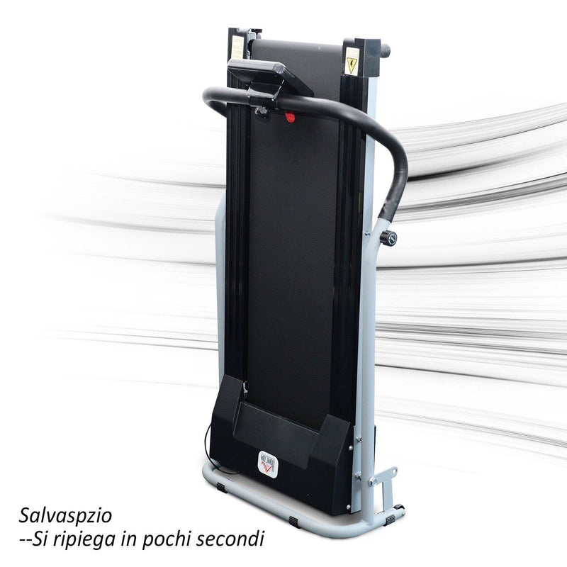 Tapis Roulant Elettrico con Schermo LED Pieghevole 500W 