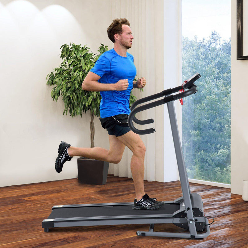 Tapis Roulant Elettrico Richiudibile Schermo LCD 500W 