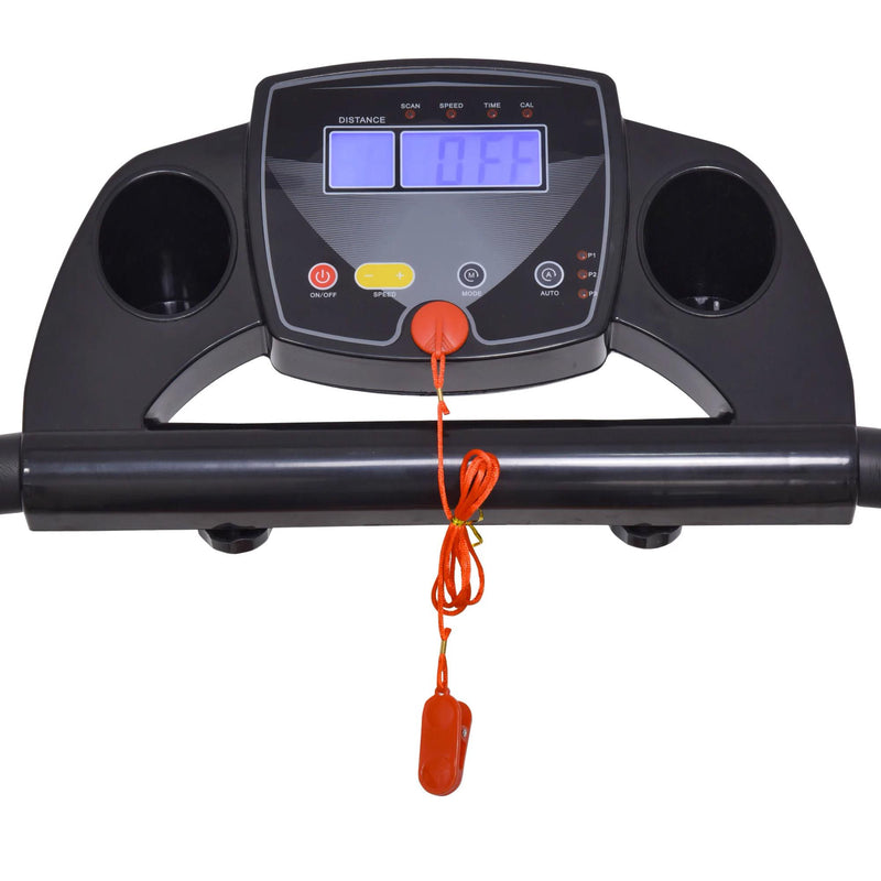 Tapis Roulant Elettrico Pieghevole con Schermo LCD 500W 