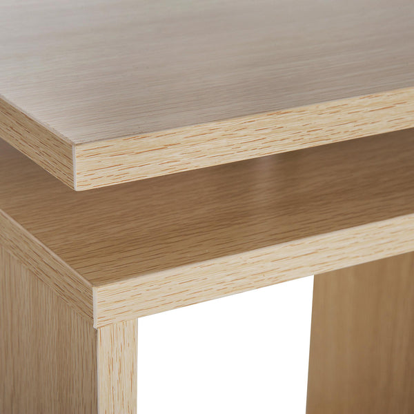 Table Basse en MDF Bois Naturel 77x40x44 cm online