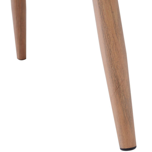 Table Basse Ronde en Bois et Métal Blanc Ø80x45 cm online