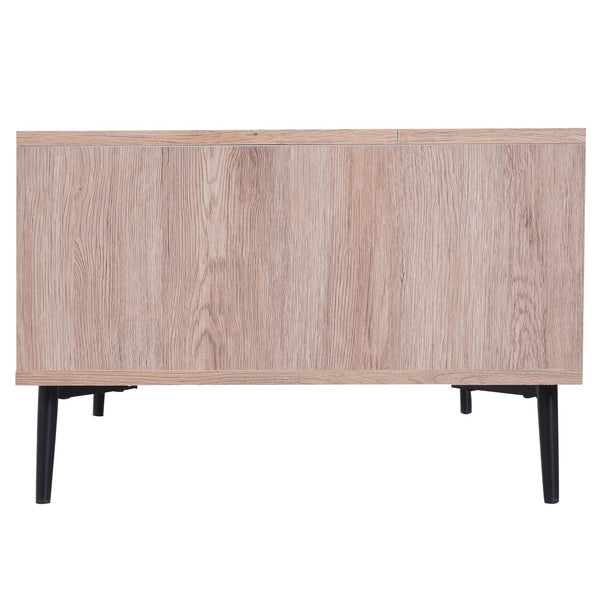 online Table basse avec étagère relevable bois 100x58x39,3-52,7 cm