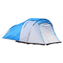 Tenda da Campeggio Impermeabile per 4 Persone 375x240x150 cm 
