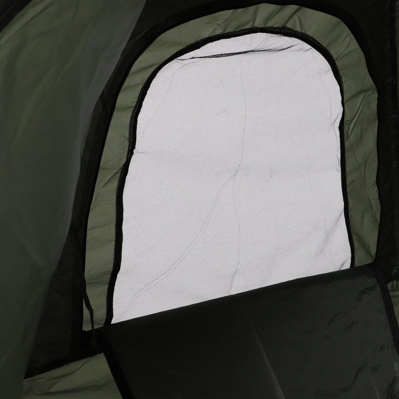 Tenda da Campeggio Singola 2 in 1 Verde 193x77x118 cm 