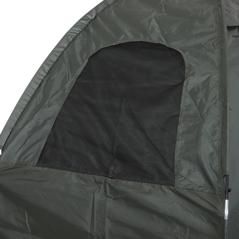 Tenda da Campeggio Singola 2 in 1 Verde 193x77x118 cm 