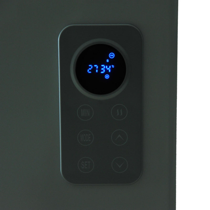 Termoconvettore Elettrico da Parete o Free Standing 2000W Bianco 