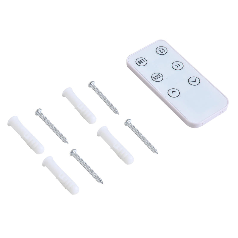 Termoconvettore Elettrico da Parete o Free Standing 2000W Nero 