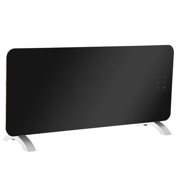 Convecteur Électrique Mural ou Autoportant 2000W Noir sconto