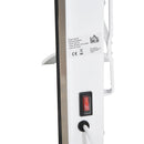 Termoconvettore Elettrico da Parete o Free Standing 2000W Nero 