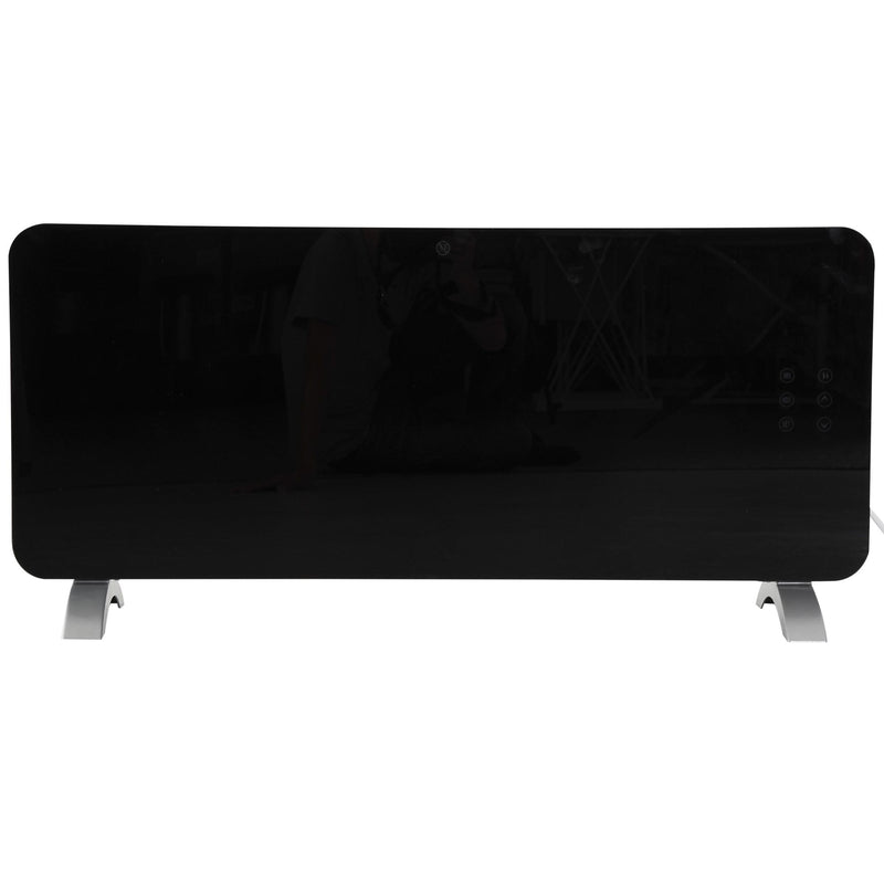 Termoconvettore Elettrico da Parete o Free Standing 2000W Nero 