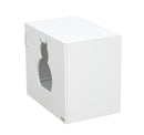 Lettiera per Gatti in MDF Bianco 63x53.5x41 cm 