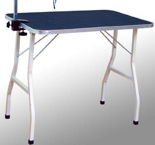 Tavolo da Toelettatura e Tosatura per Cani e Gatti Pieghevole 91.5x61.5x77 cm 